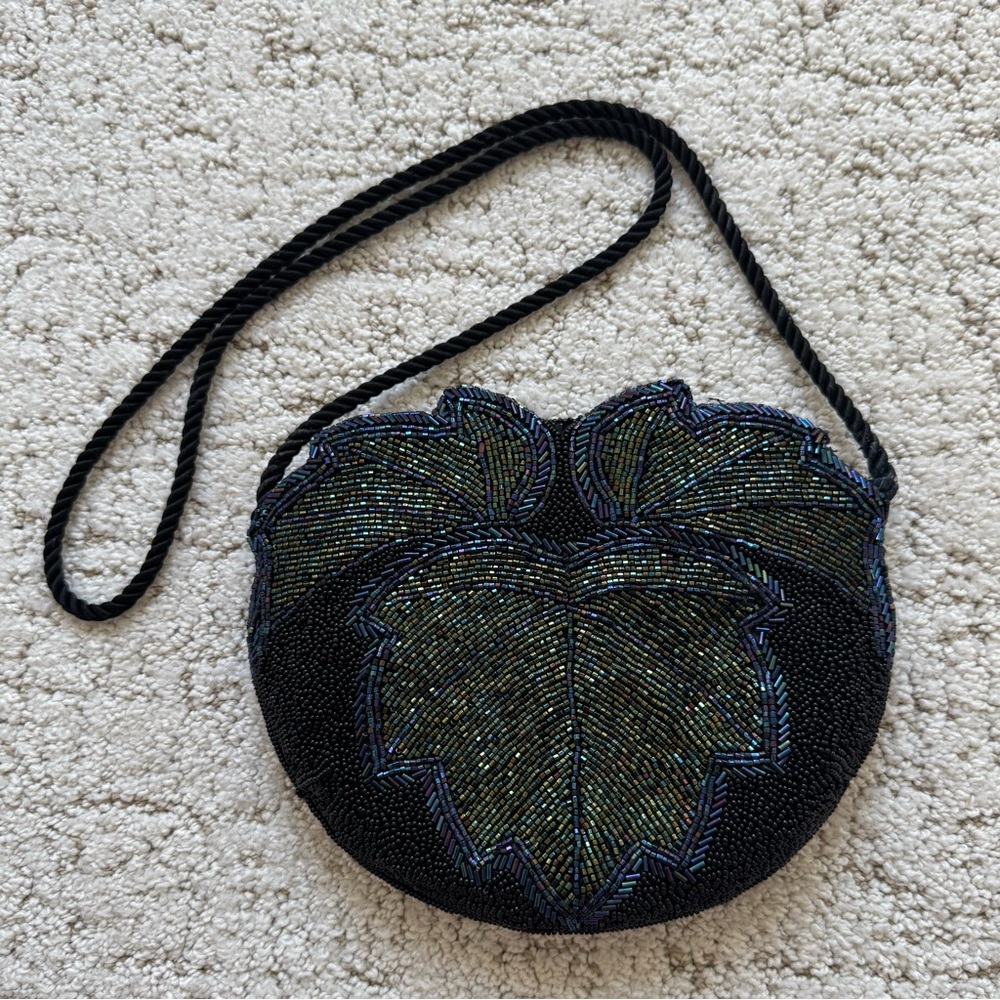 Vintage Beaded Evening Shoulder Bag